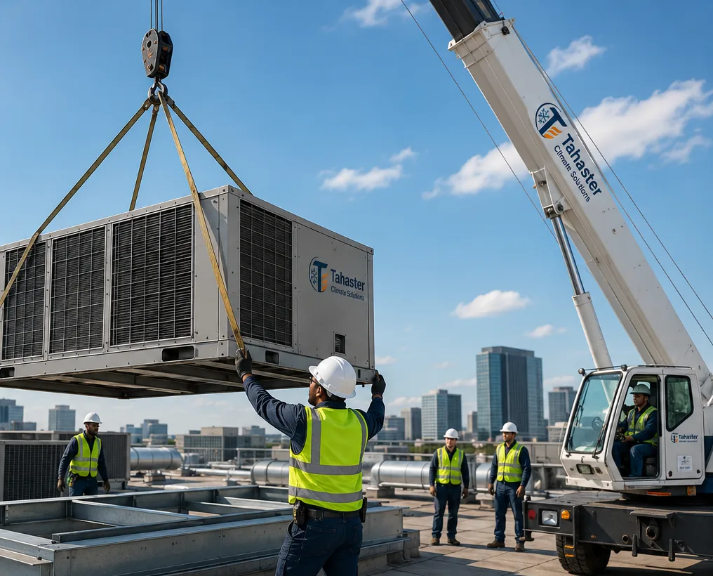 Representative commercial HVAC installation capability